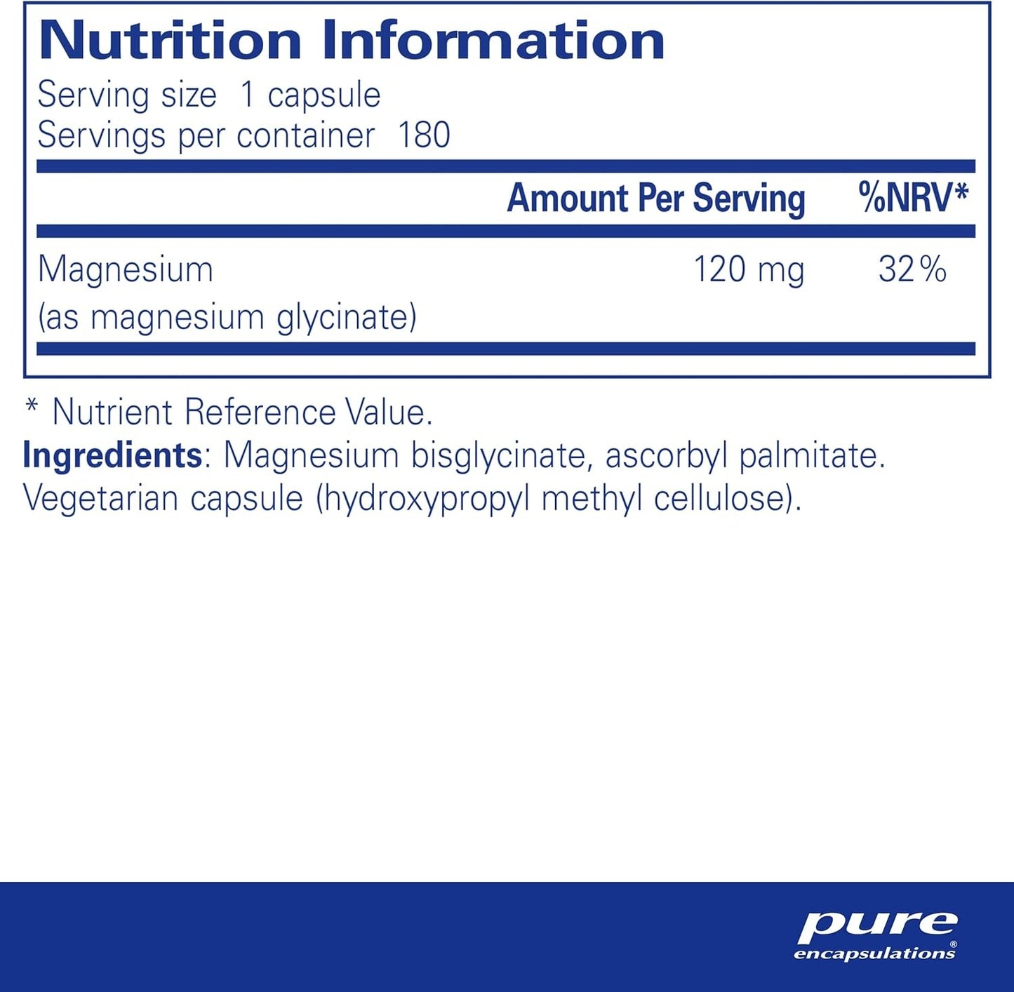 Magnesium Glycinate 120mg